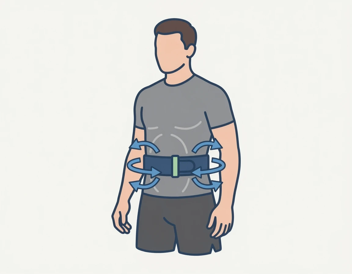 리프팅 벨트의 올바른 착용 위치와 호흡법