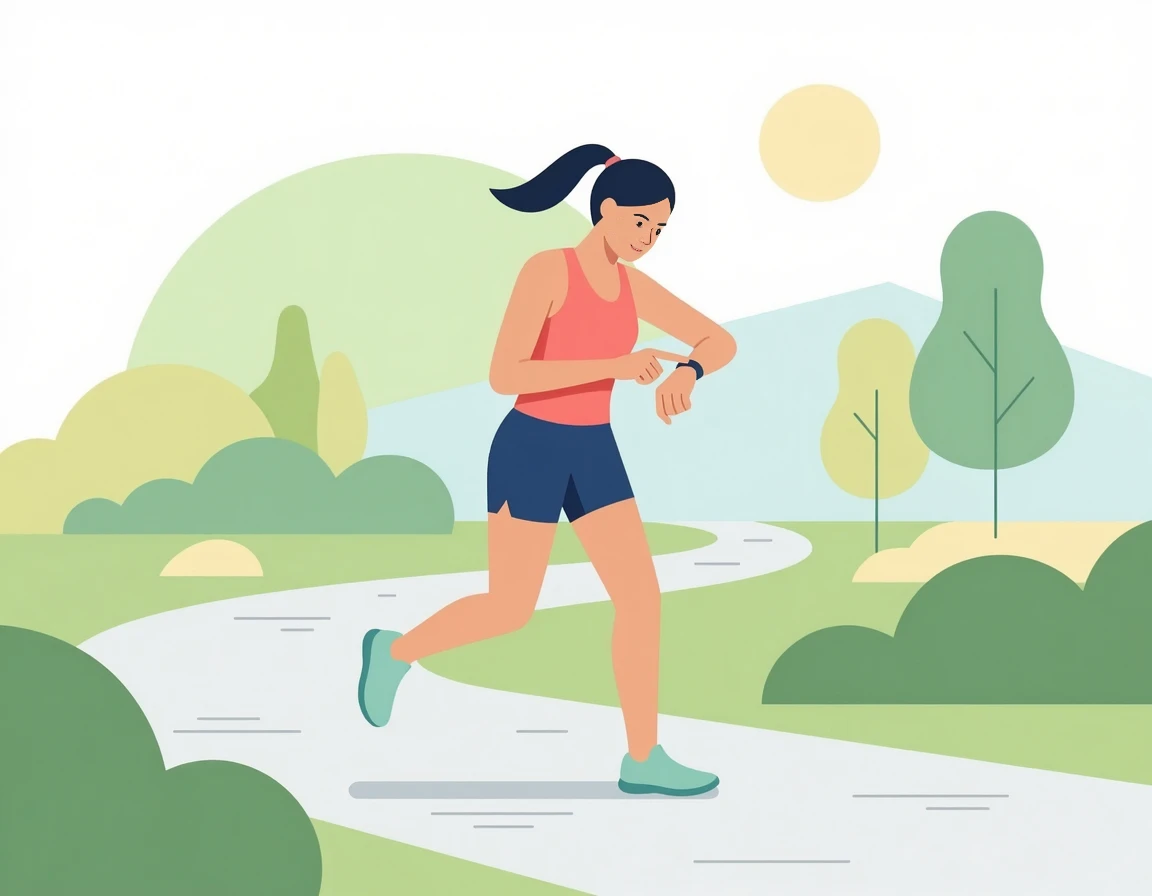 호흡과 체감 강도에 집중하며 달리는 러너