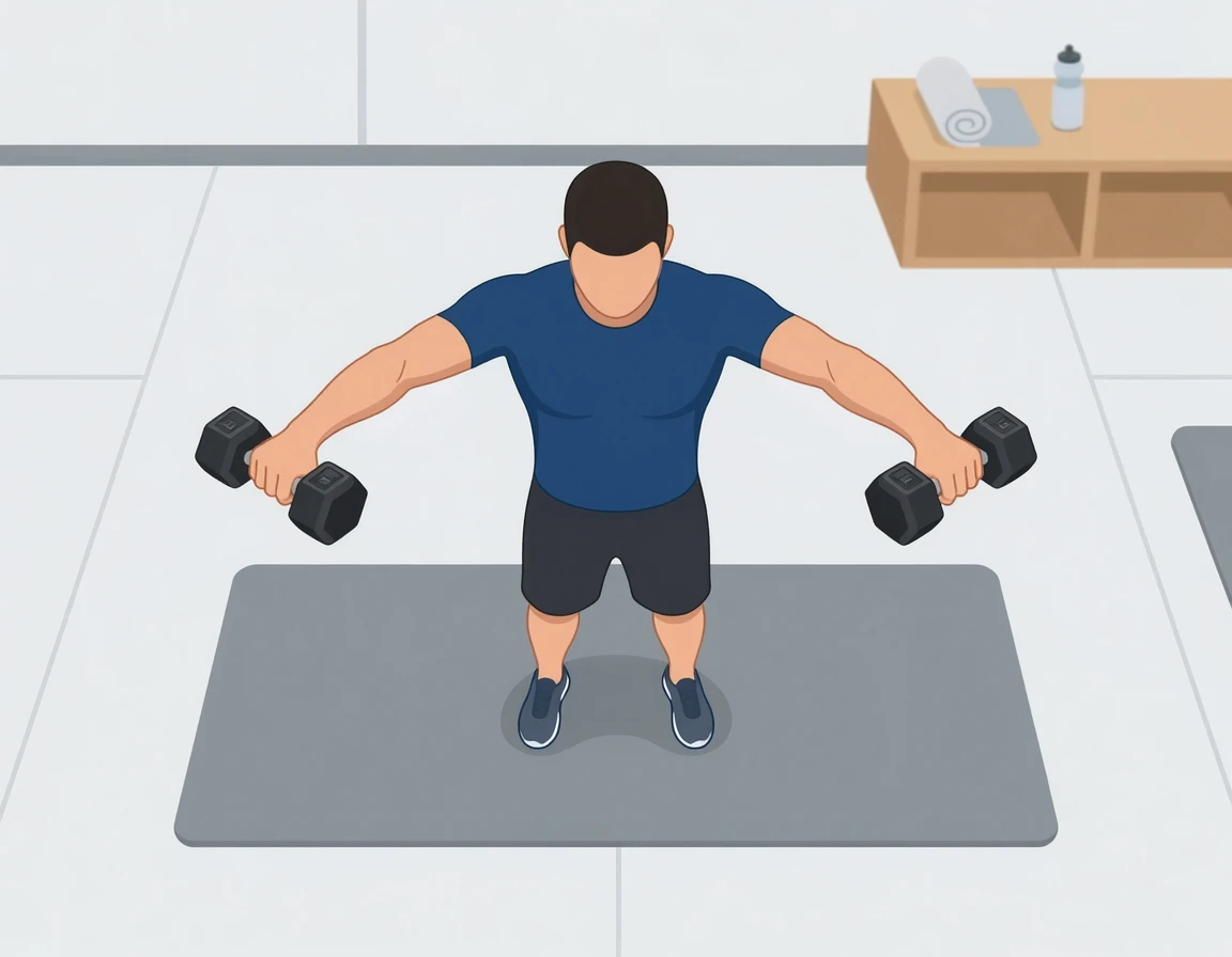 견갑면 기준 올바른 팔 각도 일러스트