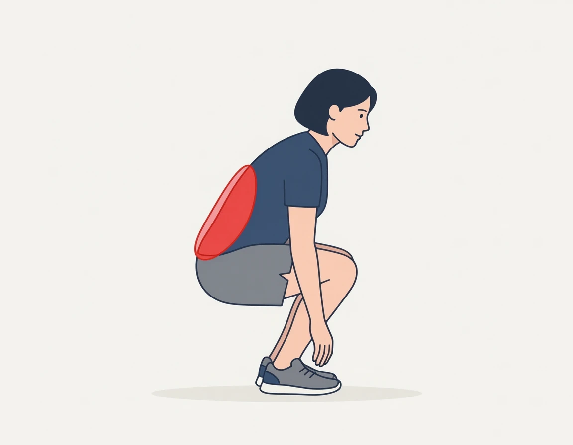 스쿼트 시 허리가 둥글게 말리는 벗윙크 자세 설명