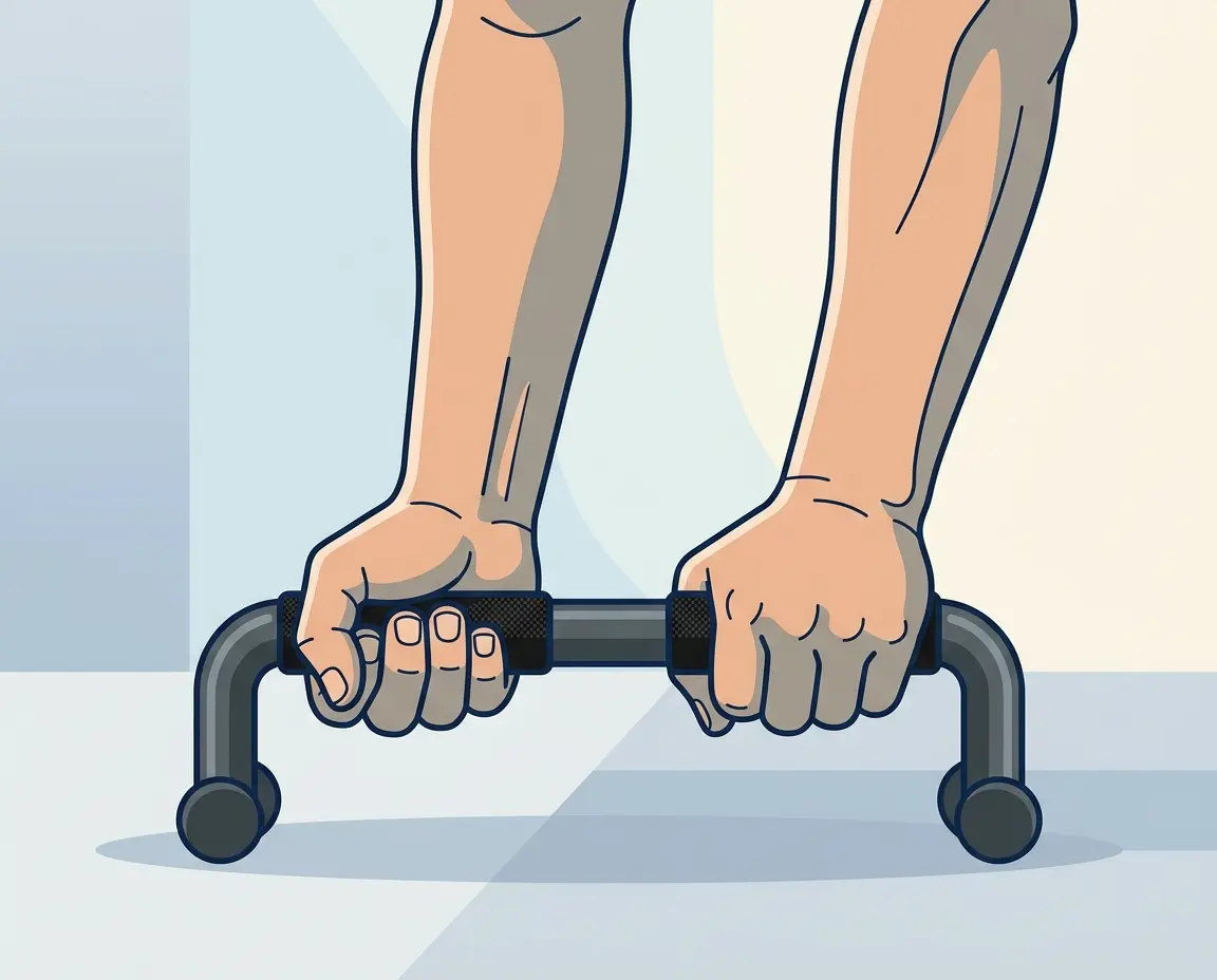 푸시업 바를 활용한 올바른 그립 방법